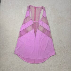 Lululemon Athletica Womens Size 6 Active Tank pink EUC
